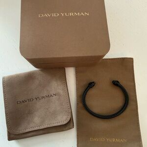 David Yurman Onyx Cable Bracelet